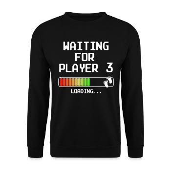 Papa de plus en plus maman parents père mère - Sweat-shirt Unisexe - noir - Devant - Alina (178cm) & Michal (187cm)