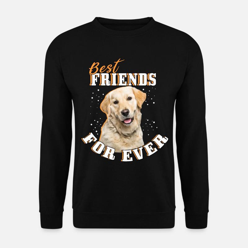 Golden Golden Retriever Hund - Unisex Pullover - Schwarz
