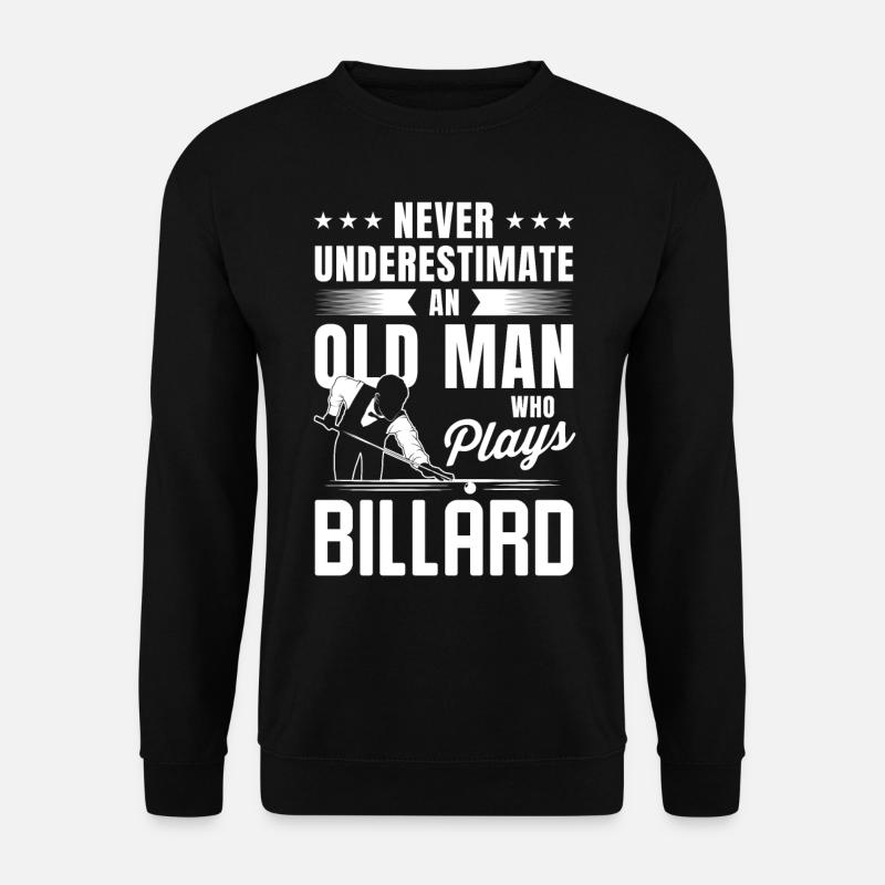 Billard cadeau de billard - Sweat-shirt Unisexe - noir