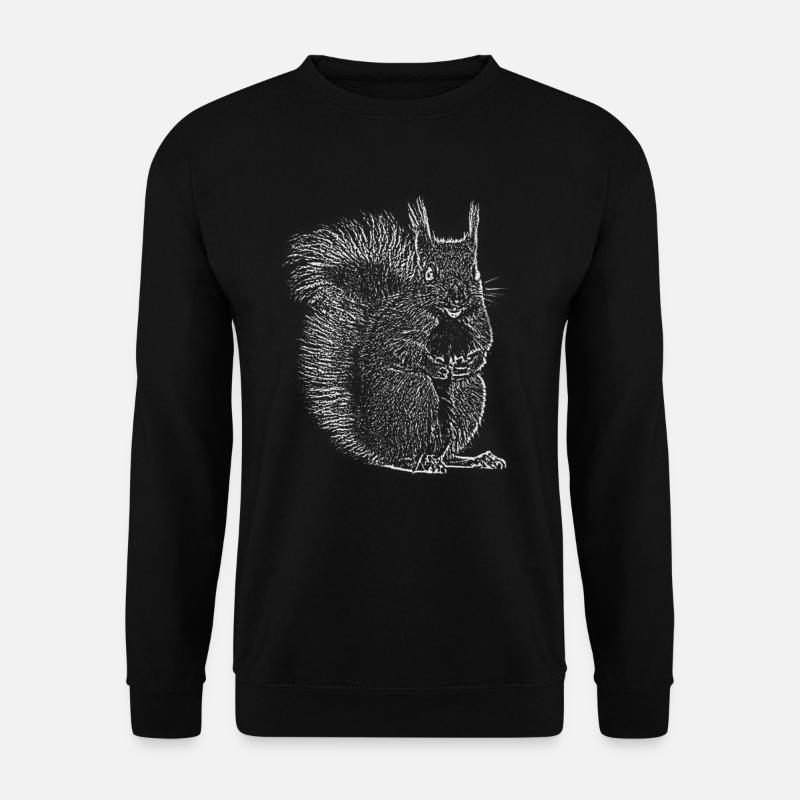 squirrel - Unisex Sweatshirt - black