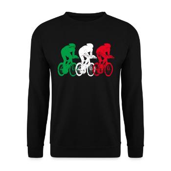 Road Bike Cycling Cycling Italy Cycling - Unisex Sweatshirt - black - Front - Alina (178cm) & Michal (187cm)