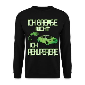Rekuperation - Unisex Pullover - Schwarz - Vorne - Alina (178cm) & Michal (187cm)
