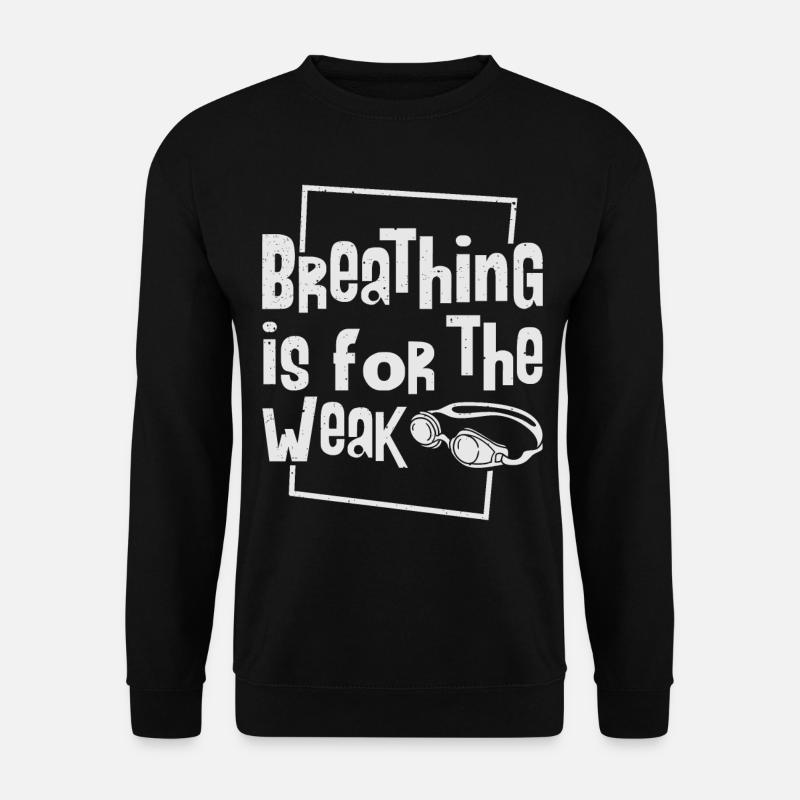 Schwimmer Schwimmen - Unisex Pullover - Schwarz
