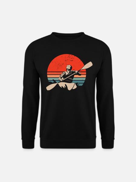 Kajak - Unisex Pullover - Schwarz