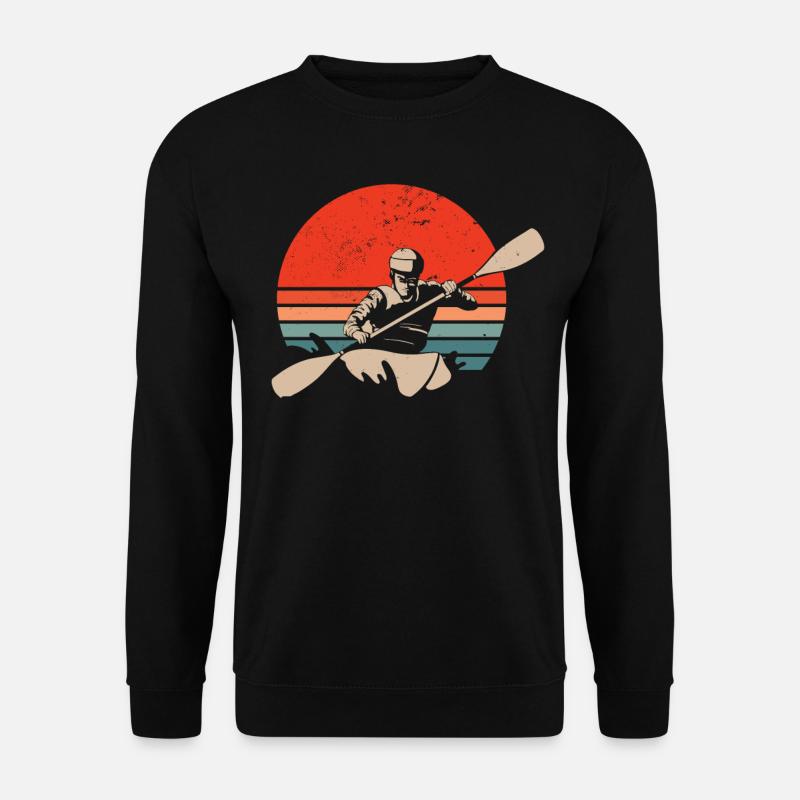 Kajak - Unisex Pullover - Schwarz