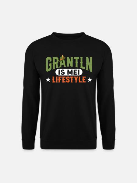 Oberbayern Grantln Grantler Geschenk - Unisex Pullover - Schwarz