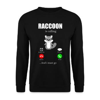 Rat de lavage - Sweat-shirt Unisexe - noir - Devant - Alina (178cm) & Michal (187cm)
