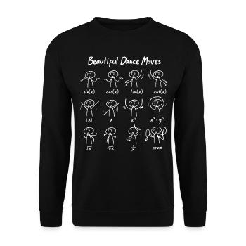 Maths drôles Proverbes Prof de maths - Sweat-shirt Unisexe - noir - Devant - Alina (178cm) & Michal (187cm)