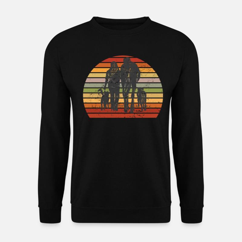 Horse Dog - Unisex Sweatshirt - black