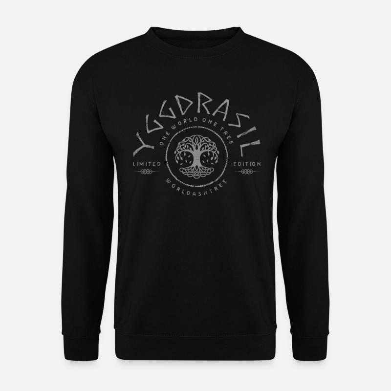 Yggdrasil Arbre de vie Celtique Idée de cadeau celtique - Sweat-shirt Unisexe - noir