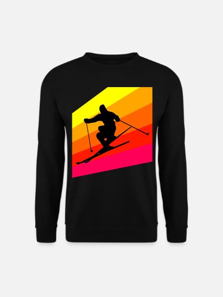 Ski - Sweat-shirt Unisexe - noir