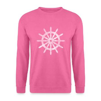 Boot Steuerrad - Unisex Pullover - Pink - Vorne
