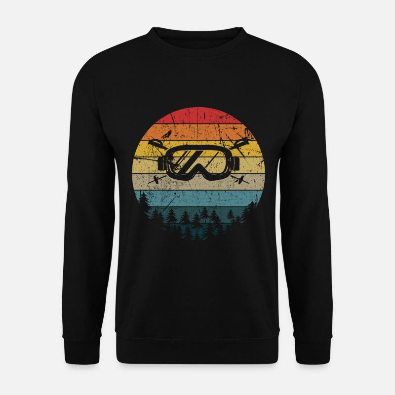 Skifahren - Unisex Pullover - Schwarz