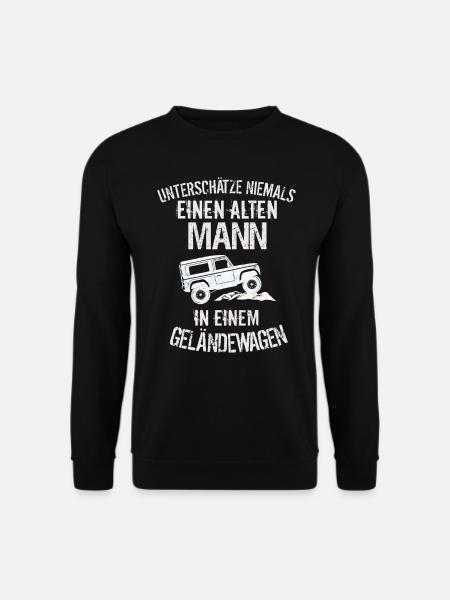 Geländewagen Tshirt, Offroad, lustiges Tshirt - Unisex Pullover - Schwarz