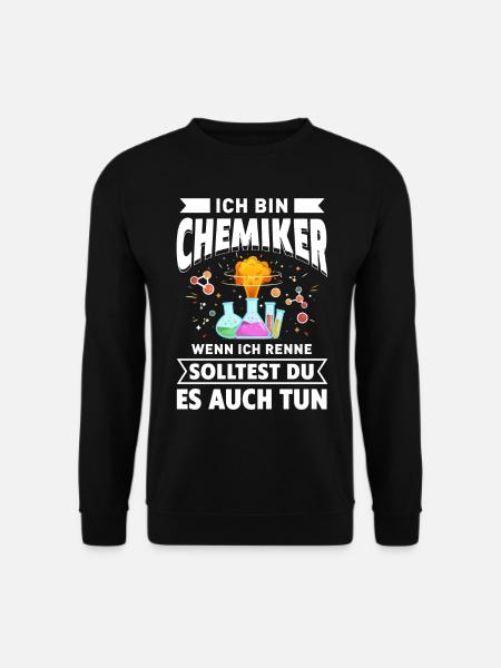 Chemiker Labor Periodensystem Neutron Alchemie - Unisex Pullover - Schwarz