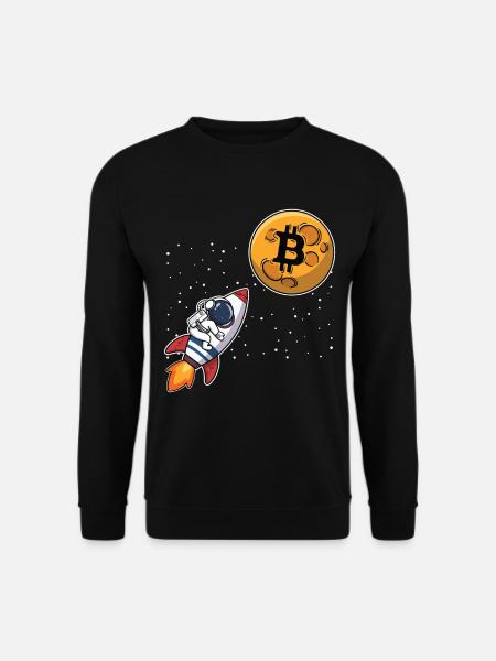 Astronaute Bitcoin - Sweat-shirt Unisexe - noir