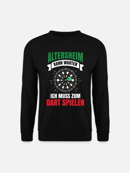 Dart - Unisex Pullover - Schwarz