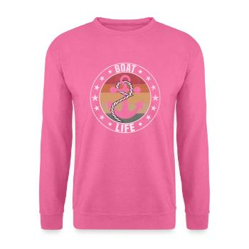 Boat Life - Sweat-shirt Unisexe - rose - Devant