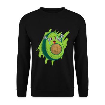 Avocado - Sweat-shirt Unisexe - noir - Devant - Alina (178cm) & Michal (187cm)