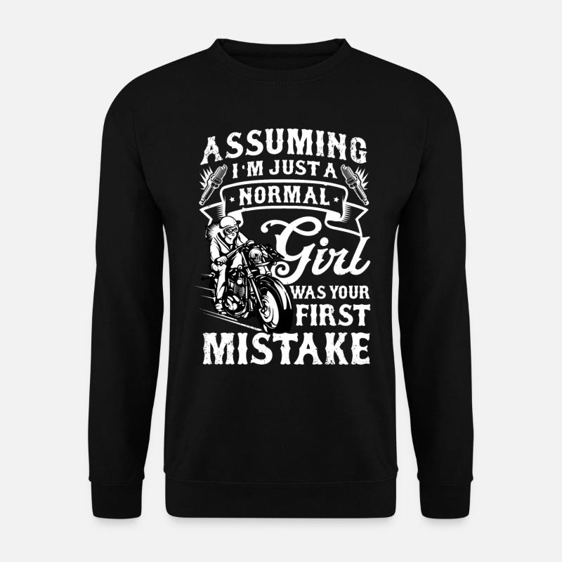 motorcycle - Unisex Sweatshirt - black