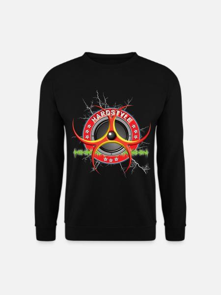 Hardstyle Music Techno - Unisex Sweatshirt - black