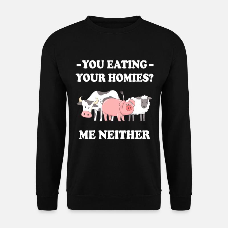 Vegan - Unisex Pullover - Schwarz