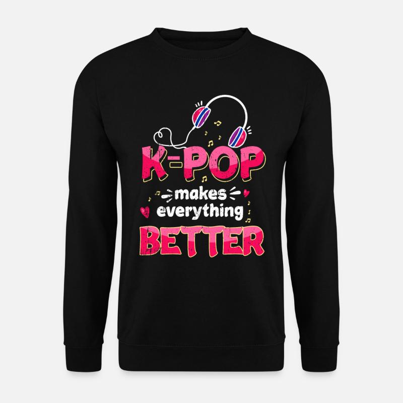 K-Pop - Sweat-shirt Unisexe - noir