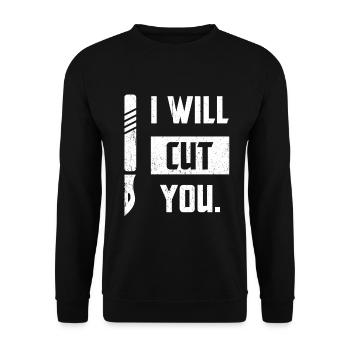 Surgeon Sayings Gift Medicine Doctor Doc Doctor - Unisex Sweatshirt - black - Front - Alina (178cm) & Michal (187cm)