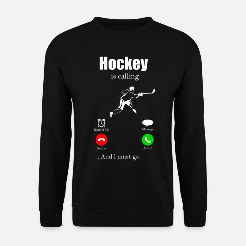Hockey - Unisex Pullover - Schwarz