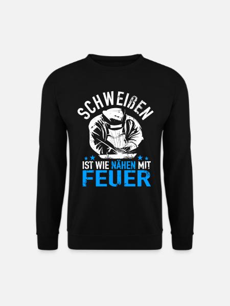 WIG Schweißer Schweißfachmann Schlossermeister - Unisex Pullover - Schwarz