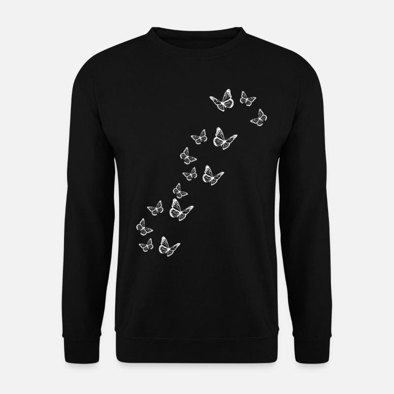 Papillon - Sweat-shirt Unisexe - noir