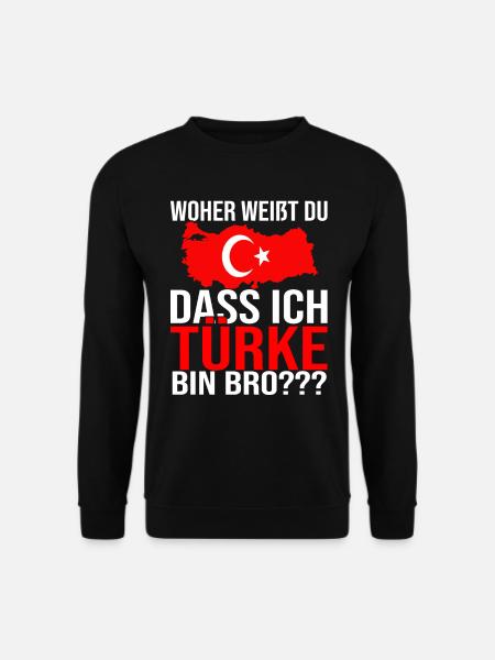 Türkei Türkische Wurzeln Geschenk - Unisex Pullover - Schwarz