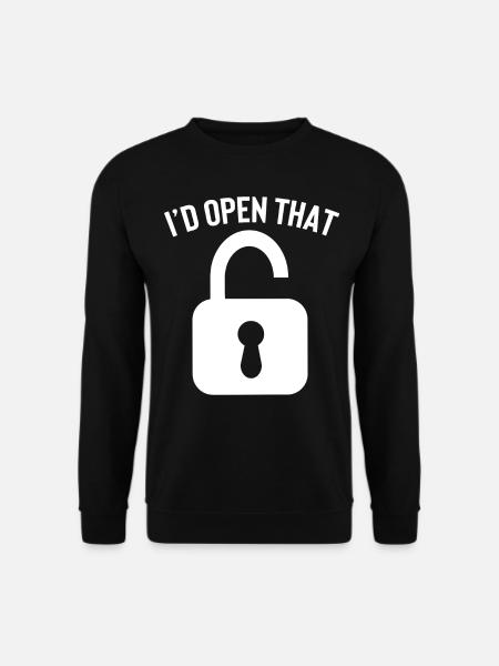Schlossel Ich öffne das Schlüsseldienst Schlüssel - Unisex Pullover - Schwarz