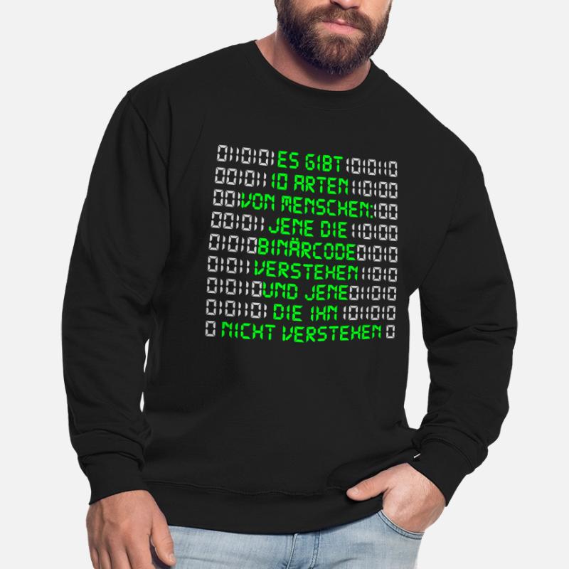 Informatikerer Programmierer Binärcode Nerd Unisex Pullover