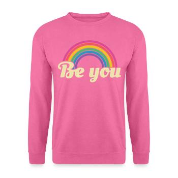 Pride CSD LGBT | Sei du selbst - Unisex Pullover - Pink - Vorne