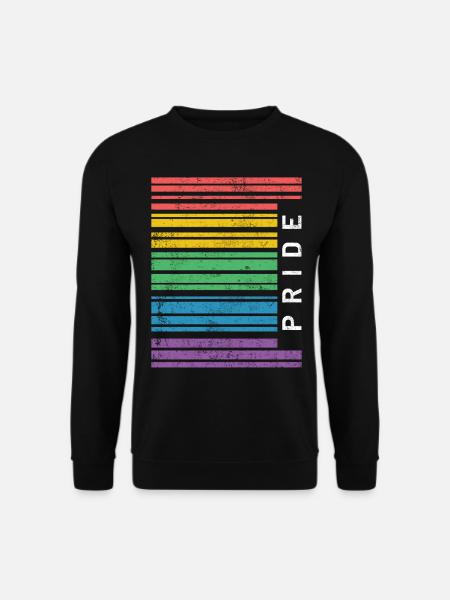 Gay Pride CSD Rainbow LGBT - Unisex Sweatshirt - black