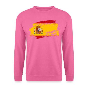 spain spain - Sweat-shirt Unisexe - rose - Devant