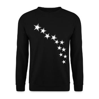 Étoiles - Sweat-shirt Unisexe - noir - Devant - Alina (178cm) & Michal (187cm)