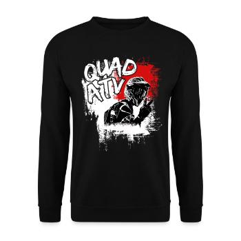 QUAD & ATV Offroad quads / Quad fahrer / Quad biker - Sweat-shirt Unisexe - noir - Devant - Alina (178cm) & Michal (187cm)