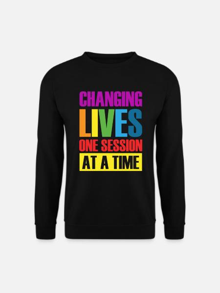 Life Changing One Session Aba Therapy BCBA - Unisex Sweatshirt - black