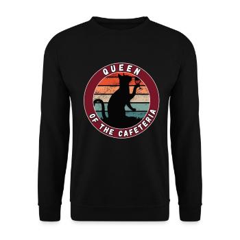 Lunch Lady School Canteen School Canteen Cook - Unisex Sweatshirt - black - Front - Alina (178cm) & Michal (187cm)