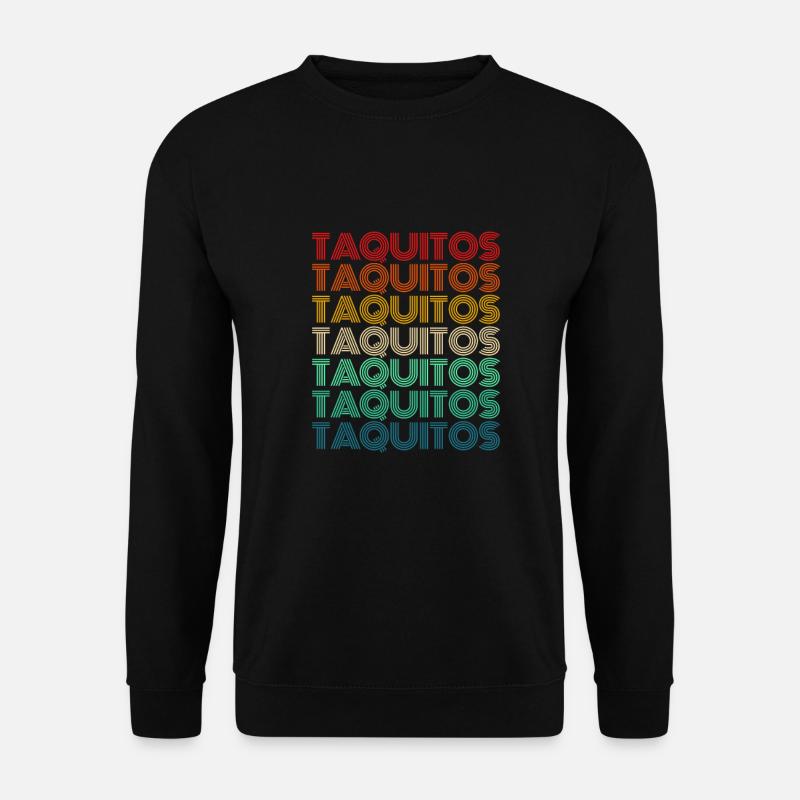 Taquitos Retro - Unisex Sweatshirt - black