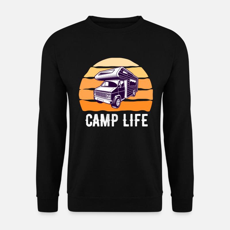 Camp Leben - Sweat-shirt Unisexe - noir