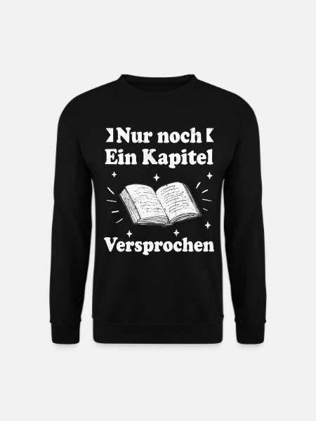 Buch Bücher Märchen Lesen Literatur Geschenk Krimi - Unisex Pullover - Schwarz