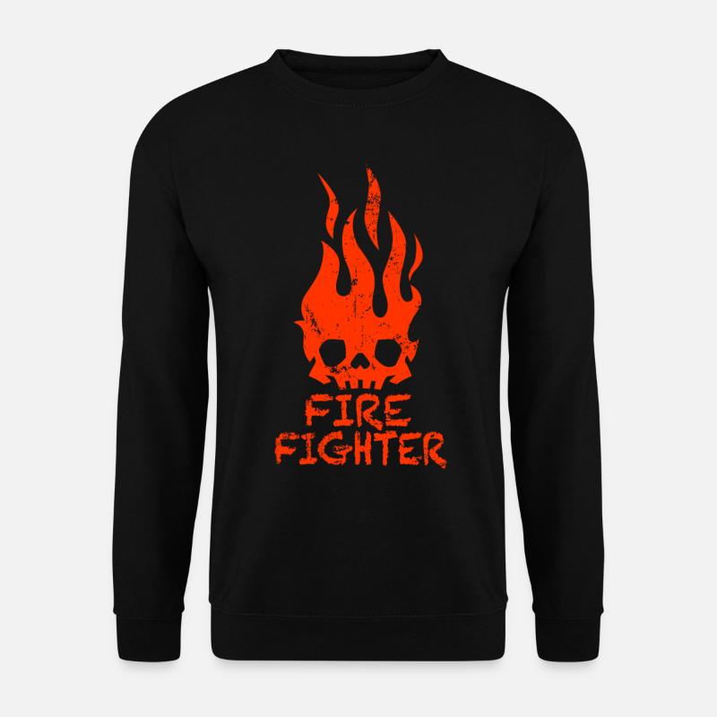 Firefighter Firefighters Pompier - Sweat-shirt Unisexe - noir