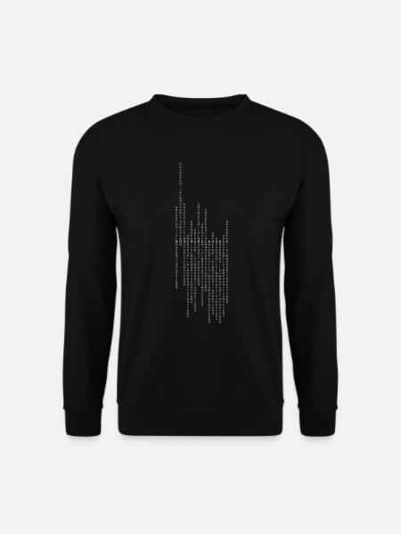 Mönchengladbach vertikal - Unisex Pullover - Schwarz