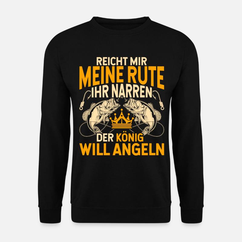 Reicht Mir Die Rute Ihr Narren - Unisex Pullover - Schwarz