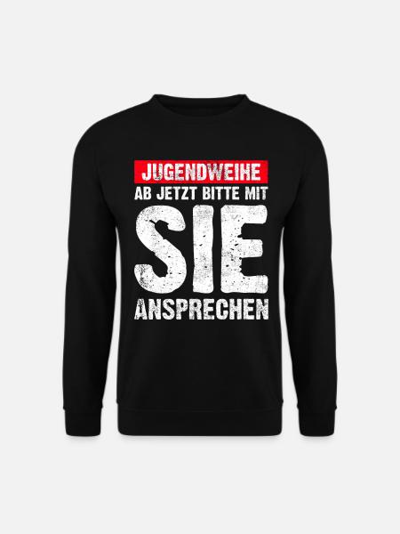 Jugendweihe Geschenkidee - Unisex Pullover - Schwarz