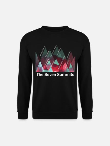 Seven Summits - Unisex Sweatshirt - black