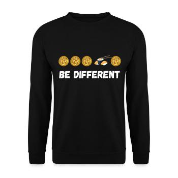 Sushi - Unisex Pullover - Schwarz - Vorne - Alina (178cm) & Michal (187cm)